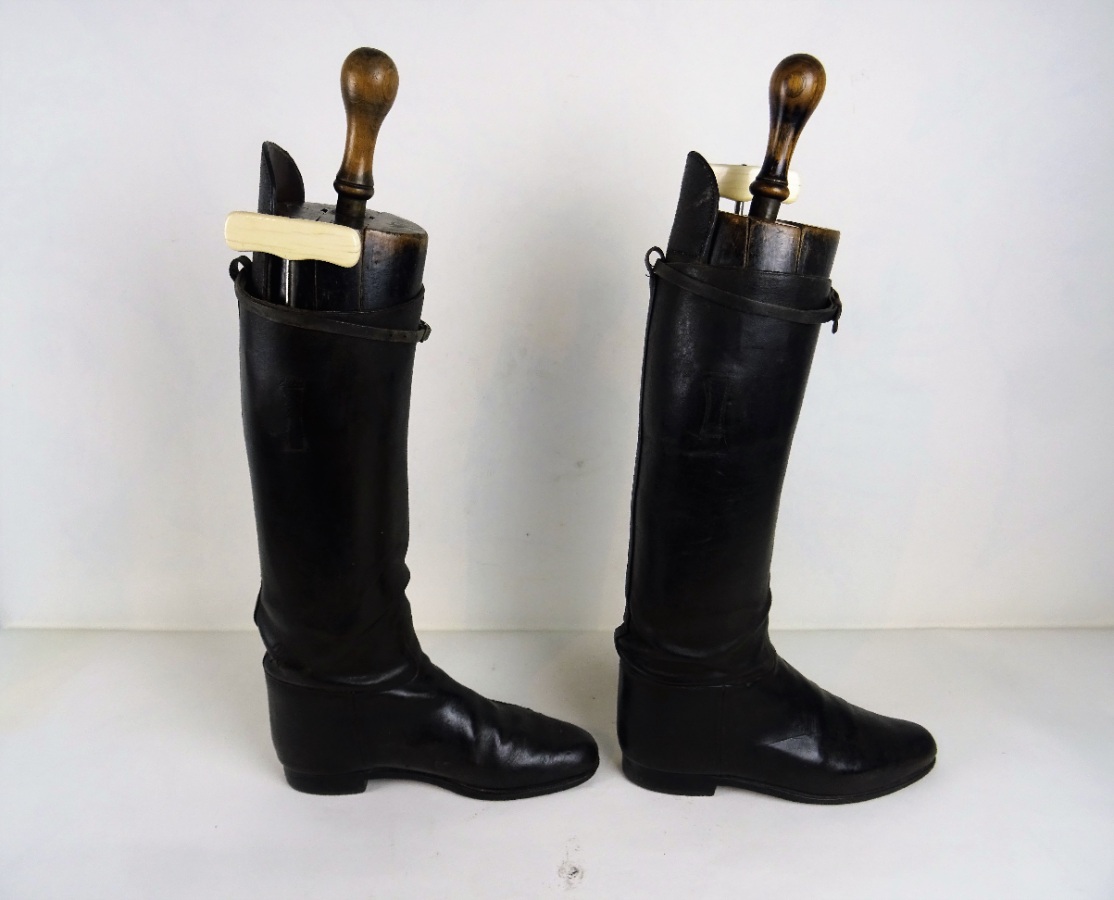 Pair of Edwardian Leather Riding Boots